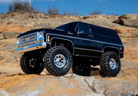 Actual product image Traxxas TRX-4 79 Chevy Blazer black 1/10 Crawler RTR Brushed, clipless, without battery and charger (RTR Ready-to-Run)
