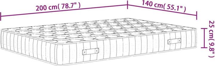 Actual product image vidaXL Jeronimus (140 x 200)