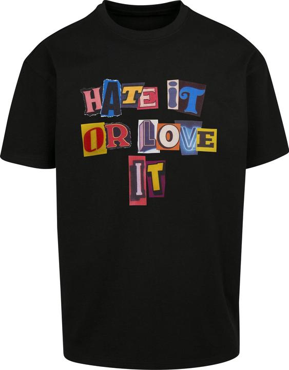 Actual product image Urban Classics Hate it or Love it Oversize Tee - 119383 (S)