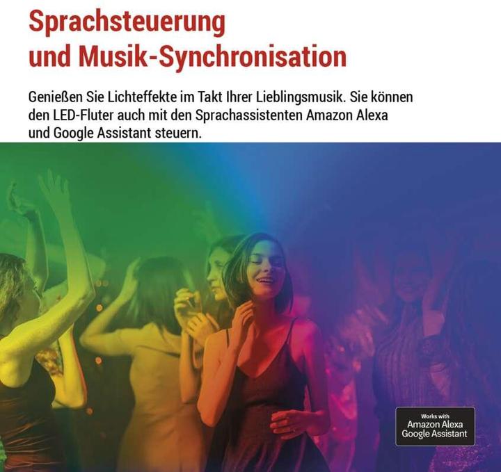 Actual product image Emos GOSMART LED Strahler 50W, 4300lm, RGB+CCT,IP65 (4300 lm)