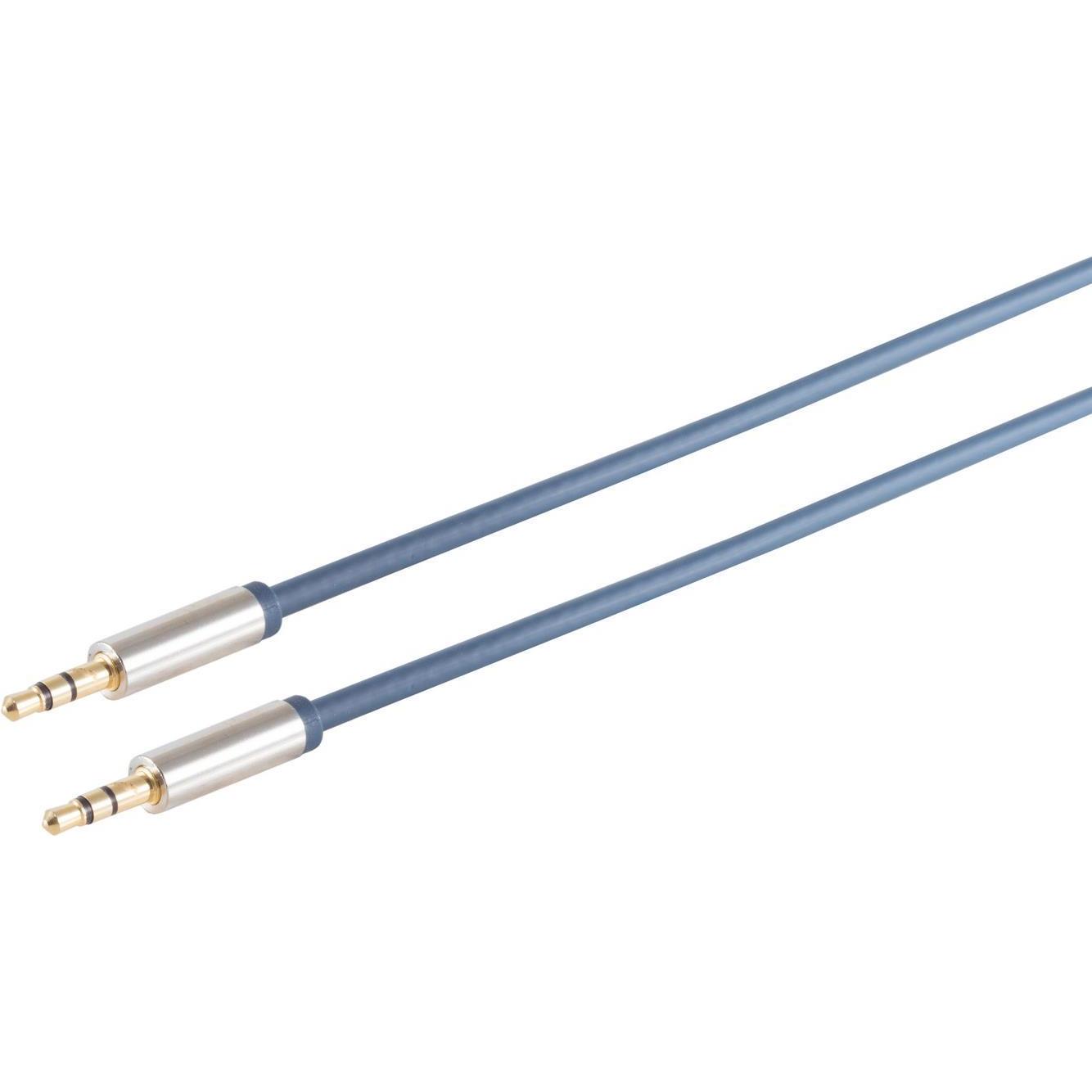 Shiverpeaks S/CONN maximum connectivity Home Cinema Verchromter Metall-Klinkenstecker 3,5 mm und verchromte Meta (5 m), ...