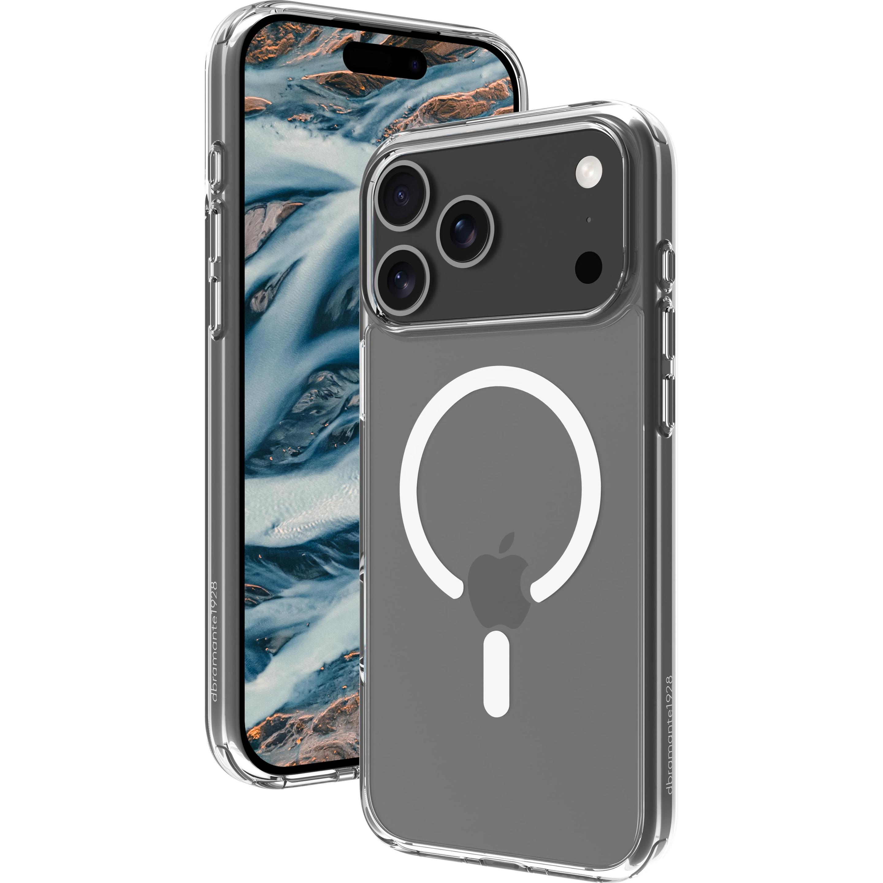 dbramante1928 Iceland Pro - Hintere Abde (Apple iPhone 17 Pro Max), Cover smartphone, Bianco, Trasparente