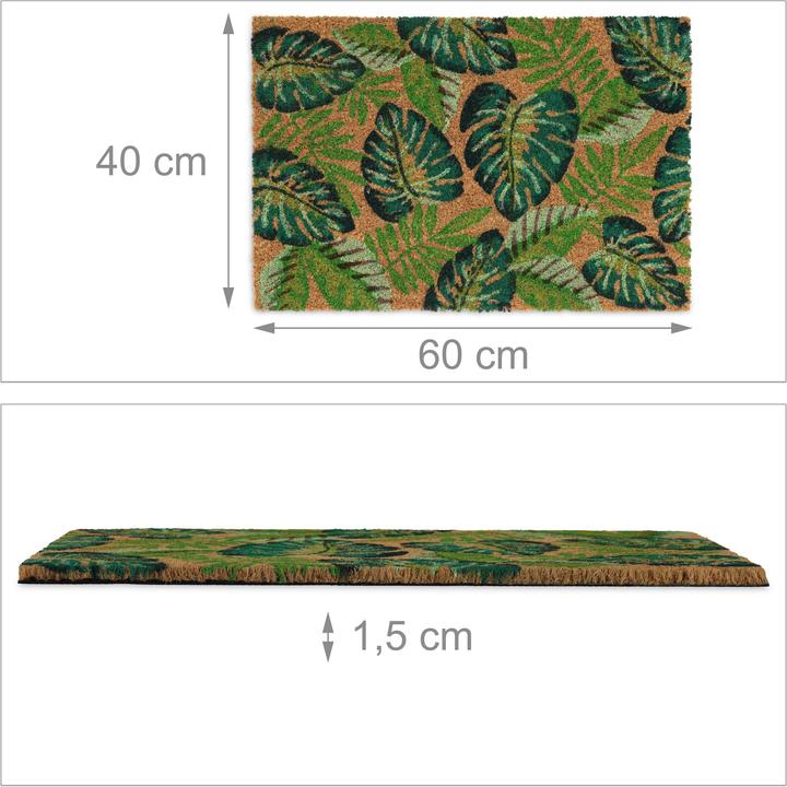 Actual product image Relaxdays Doormat (60 x 40 x 1.5 cm)
