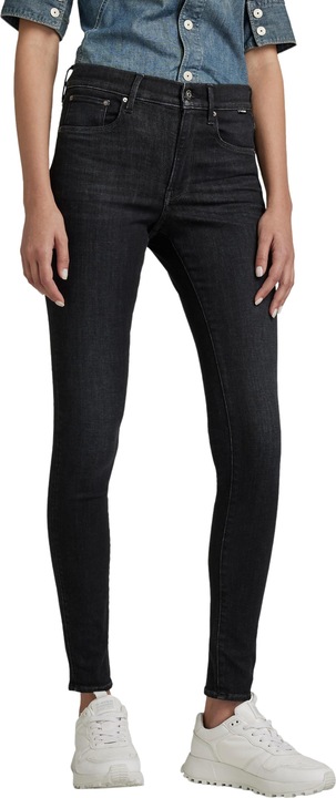Immagine prodotto G-Star 3301 High Skinny Jeans Superstretch indossati nel carbone (W25/L30)