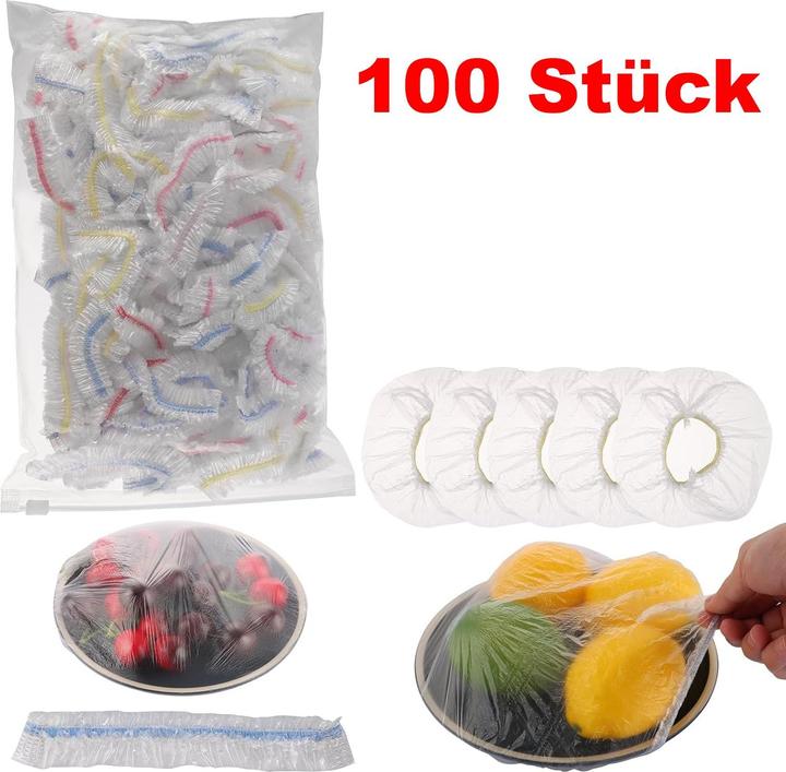 Immagine prodotto ASMI 100 Stück Frischhaltebeutel, Frischhaltefolie, Lebensmittel Abdeckungen (100 x)