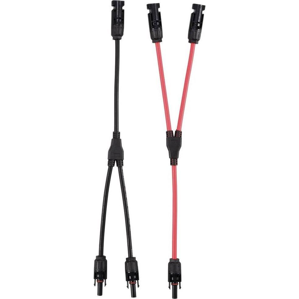 Thumbnail - Tru Components, Zubehör Solarenergie, Je 1x Parallel Solarsteckverbinder Stecker auf 2x Buchse + Buchse auf 2x Stecker (...