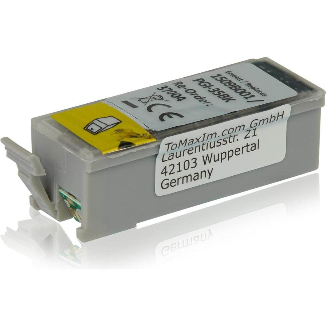 Inkadoo, Druckerpatrone, Druckerpatronen kompatibel zu Canon 1509B001 / PGI-35BK Tintenpatrone, schwarz Schwarz (BK)