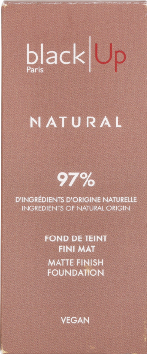 Actual product image Black Up Mat Finish Foundation (#09)
