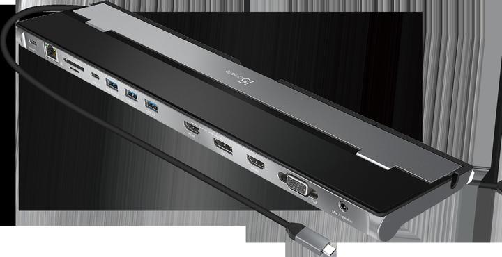 Immagine prodotto j5Create Triple Display Dock (USB-A, USB-C, 12 porte)