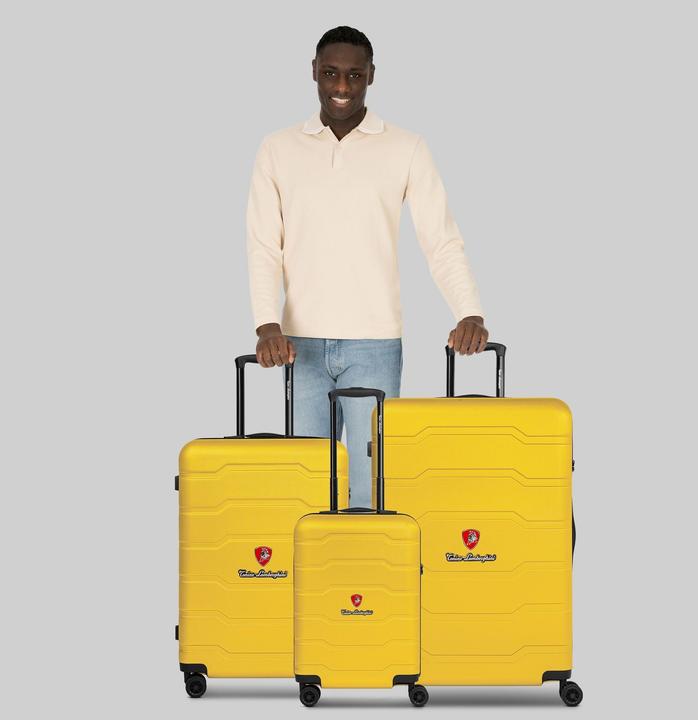 Actual product image Tonino Lamborghini Bologna 4 Rollen Kofferset 3-teilig (228 l)