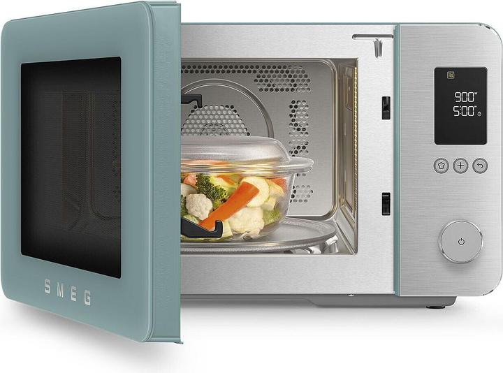 Image du produit Smeg Kombi-Mikrowelle MOC02EGMEU, 9 Fkt, 2100W, Smaragdgrün matt (27 l)