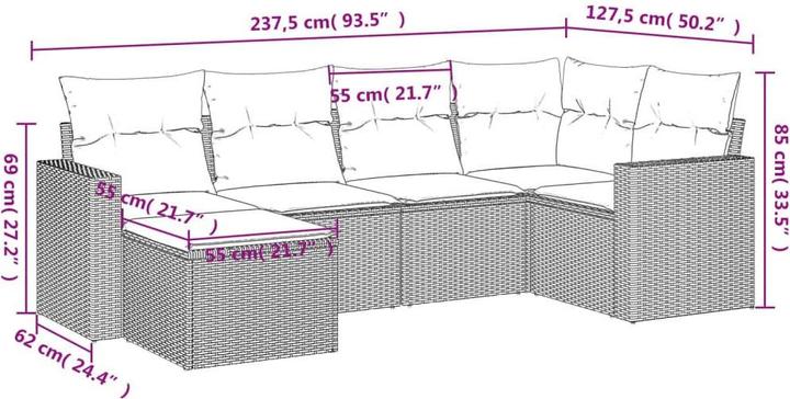 Produktbild vidaXL Coline