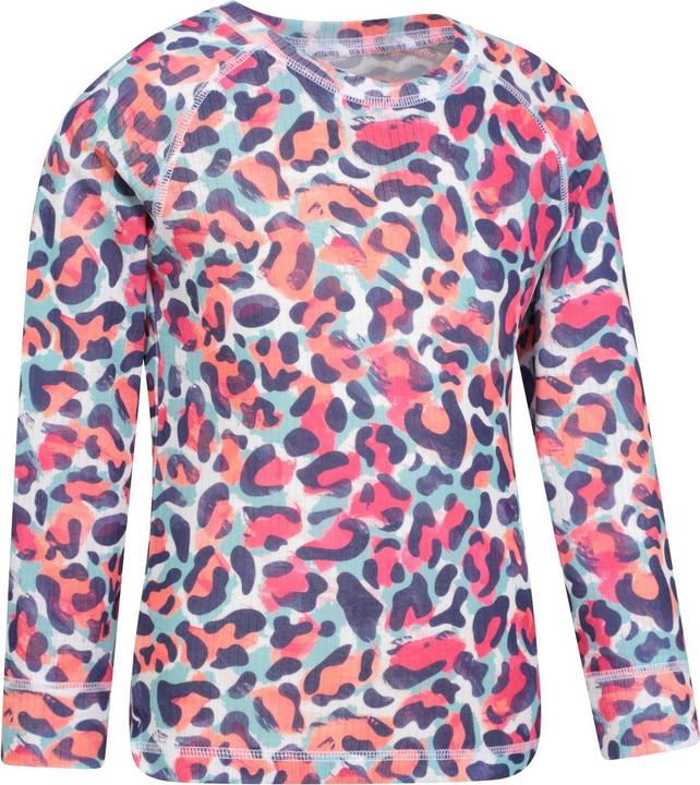 Actual product image Mountain Warehouse Childrens/Kids Talus Animal Print Base Layer Set (146, 152)