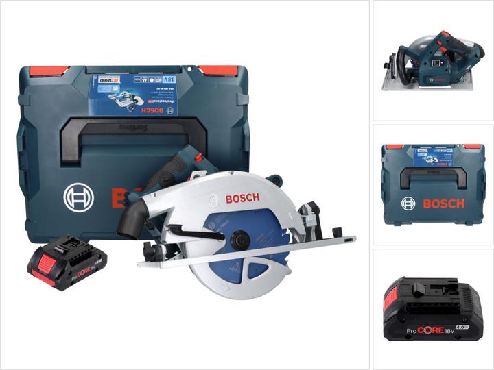 Bosch Professional GKS 18V-68 GC Professional Scie circulaire sans fil 18 V 190 mm Biturbo Brushless + 1x