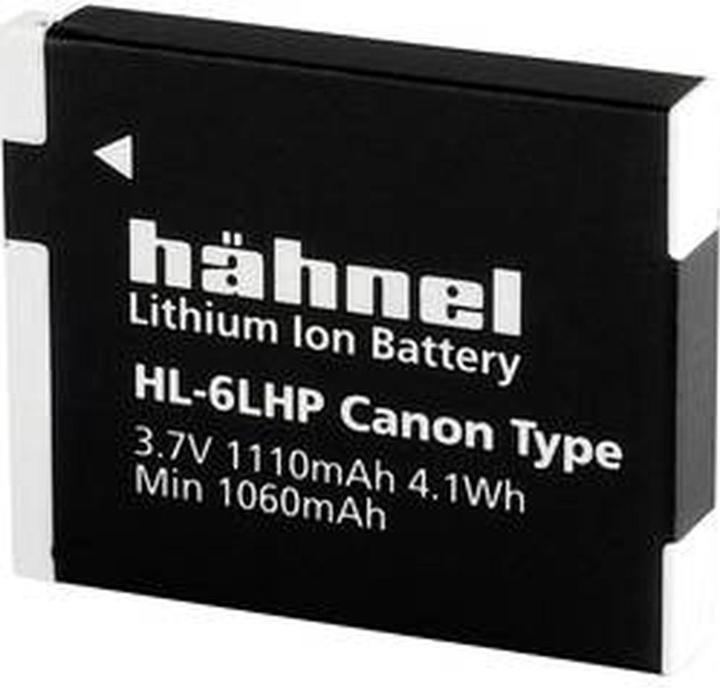 Actual product image Hähnel Replacement Battery HL-6LHP, for Canon NB-6L (Camera battery)