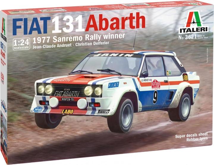 1:24 Fiat 131 Abarth del 77 SanRemo RallyWin