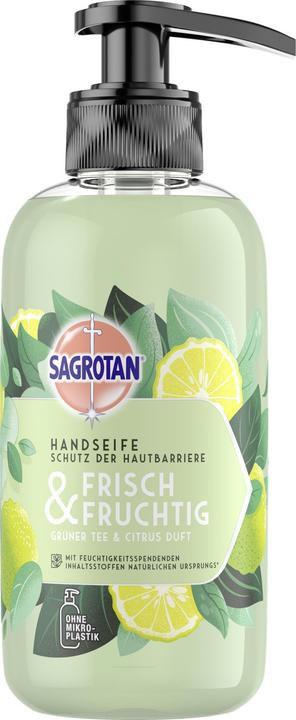 Actual product image Sagrotan FRISCH&FRUCHTIG liquid soap 300.0 ml (Liquid soap, 300 ml)