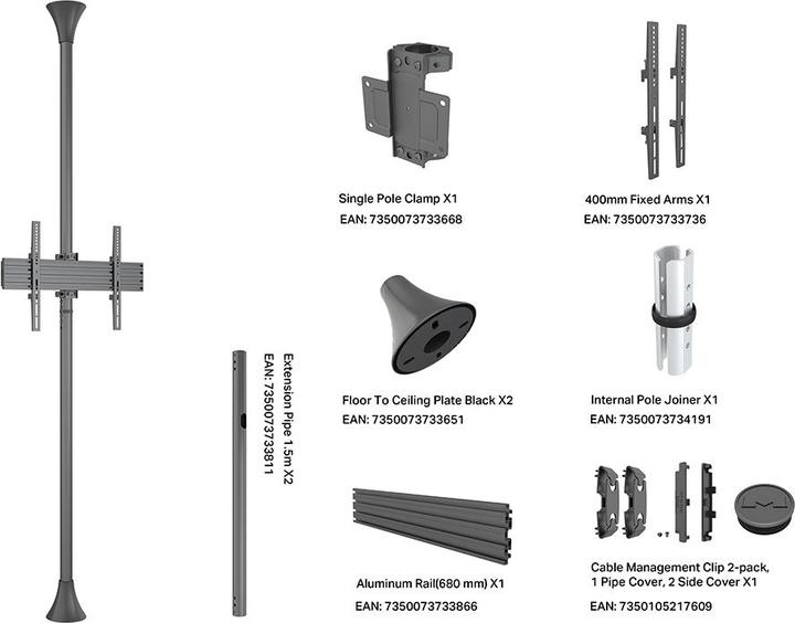 Actual product image Multibrackets Mbfc1u