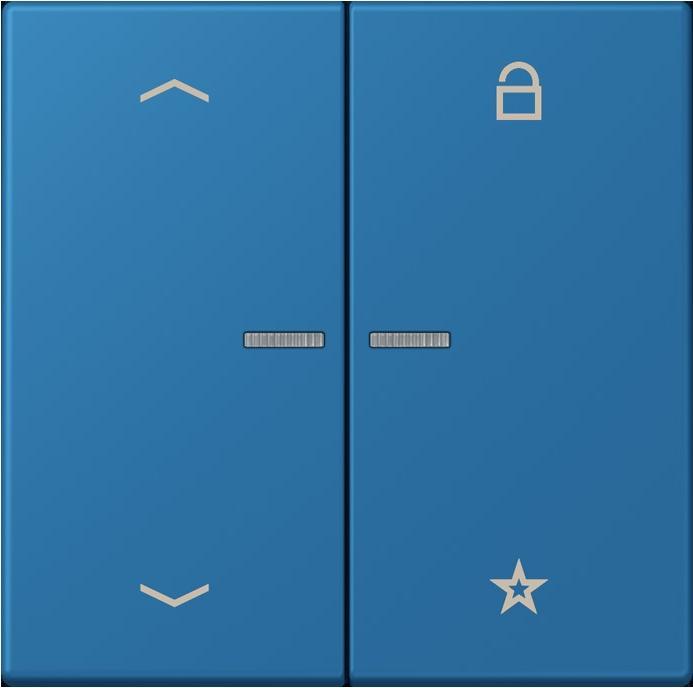 Produktbild JUNG eNet Taster Universal 1f.