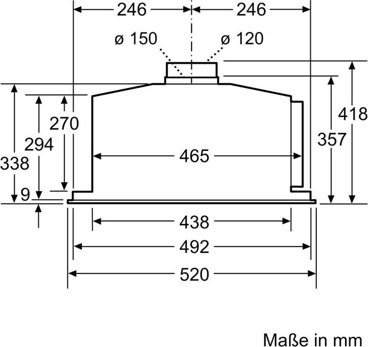 Produktbild Neff DML5566N (Unterbauhaube)