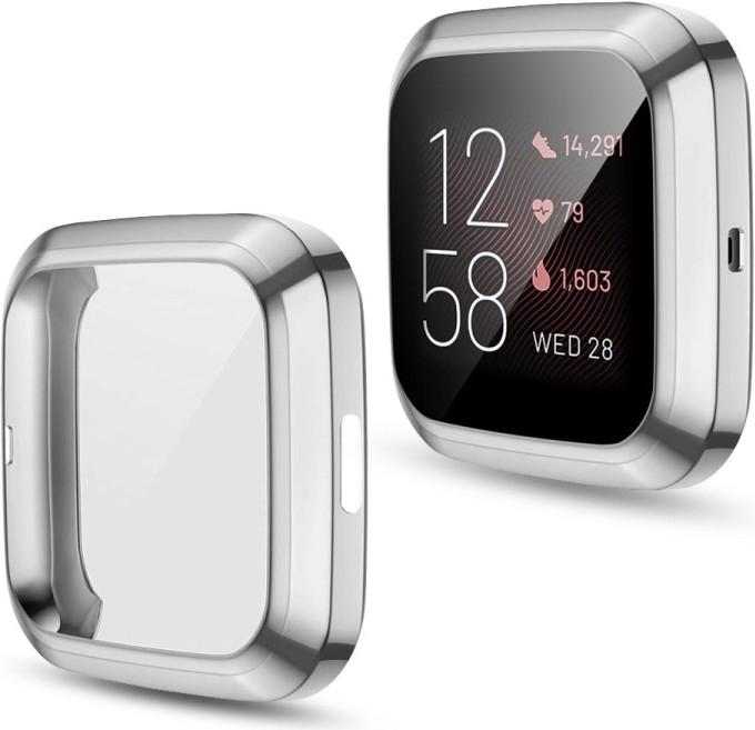 Immagine prodotto Cover-Discount Fitbit Versa 2 - Custodia protettiva in gomma argento