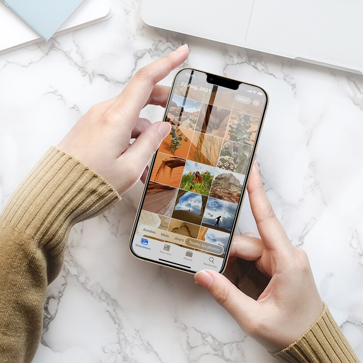 Produktbild Avizar Kristallklare Folie, Glas-Displayschutz (1 Stück, Apple iPhone 14 Plus)