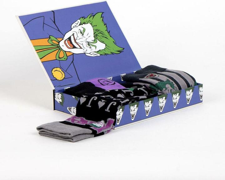 Actual product image Batman CERDÁ LIFE'S LITTLE MOMENTS Pack Calcetines 3 Piezas Joker Socks, Multicoloured, 38-45 (pack of 3, 38 - 45)