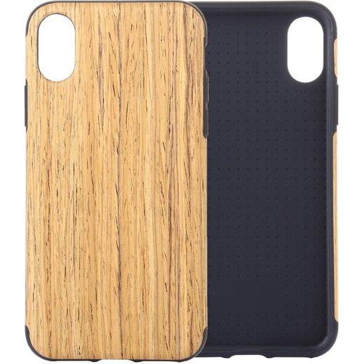 Thumbnail - MU Classic Wood TPU Softcase Series (Apple iPhone XS Max), Smartphone Hülle, Braun