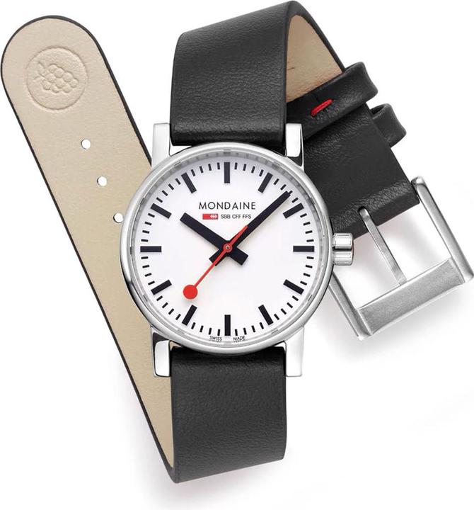 Actual product image Mondaine Evo2 (Analogue wristwatch, Swiss made, 30 mm)