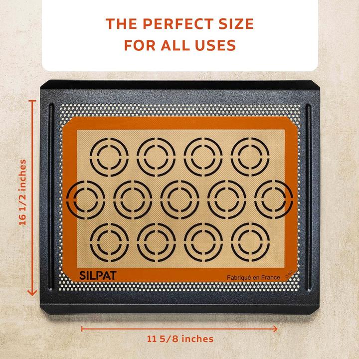 Produktbild Silpat Cookie-Backmatte aus Silikon (41 x 29 cm)