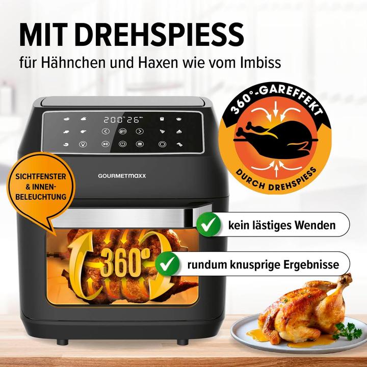 Produktbild Gourmetmaxx Heissluftfritteuse