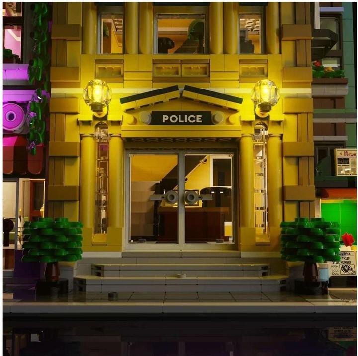 Immagine prodotto Light my bricks LMB 2.0 Kit di illuminazione a LED per LEGO® 10278 Stazione di Polizia
