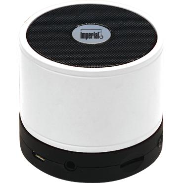 TechniSat Garsiakalbis BT IMPERIAL BAS 1, balta (2 h, Batteriebetrieb), Bluetooth Lautsprecher, Weiss