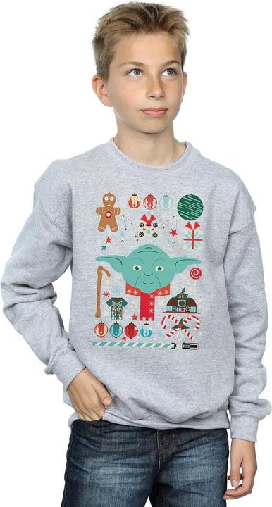 Produktbild Star Wars Yoda Christmas Sweatshirt Jungen (140, 146)