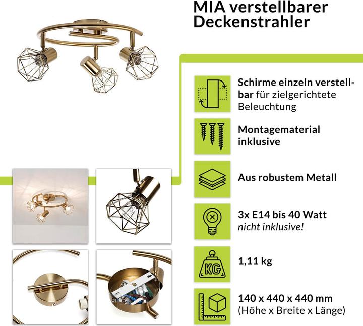 Produktbild Licht-Erlebnisse Mia (E14)