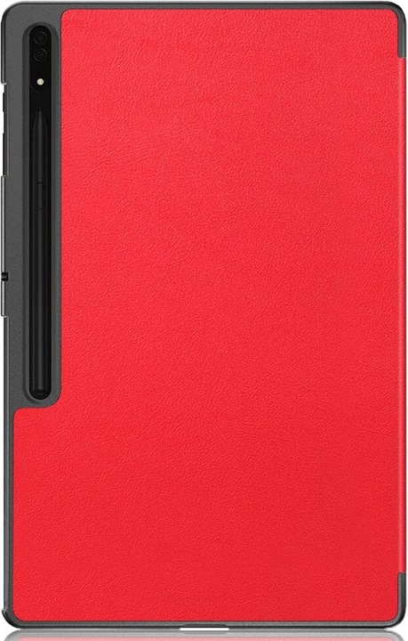 Actual product image Cover-Discount Galaxy Tab S9 Ultra - Tri-fold Smart Case red (Galaxy Tab S9 Ultra)