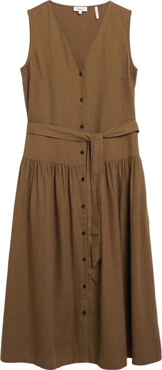 Actual product image s.Oliver Leinenmix-Kleid mit Raffung (36)