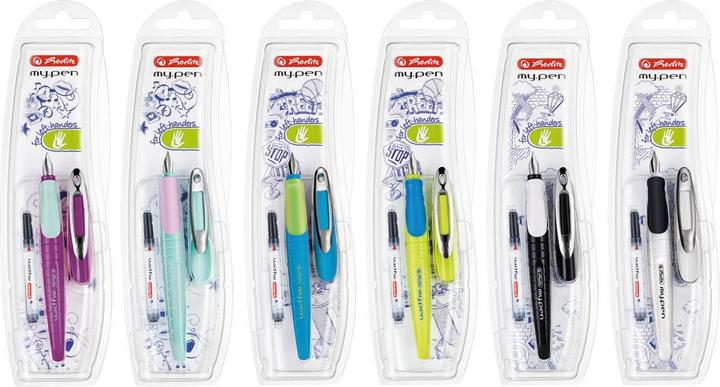 Produktbild Herlitz Fllhalter my.pen, Federbreite: L, schwarz/weiá (Black, White, 1 x)