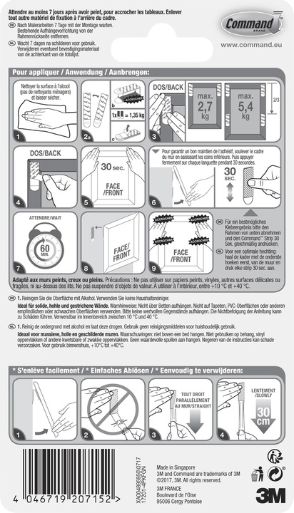Image du produit Command Languettes Accroches Tableaux M (5.40 kg)