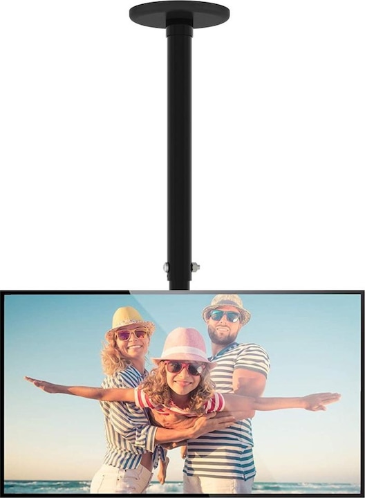 Actual product image Techly Bracket for LCD display - Steel - Black - Screen size: 58.4-94 cm (23"-37") (Various)