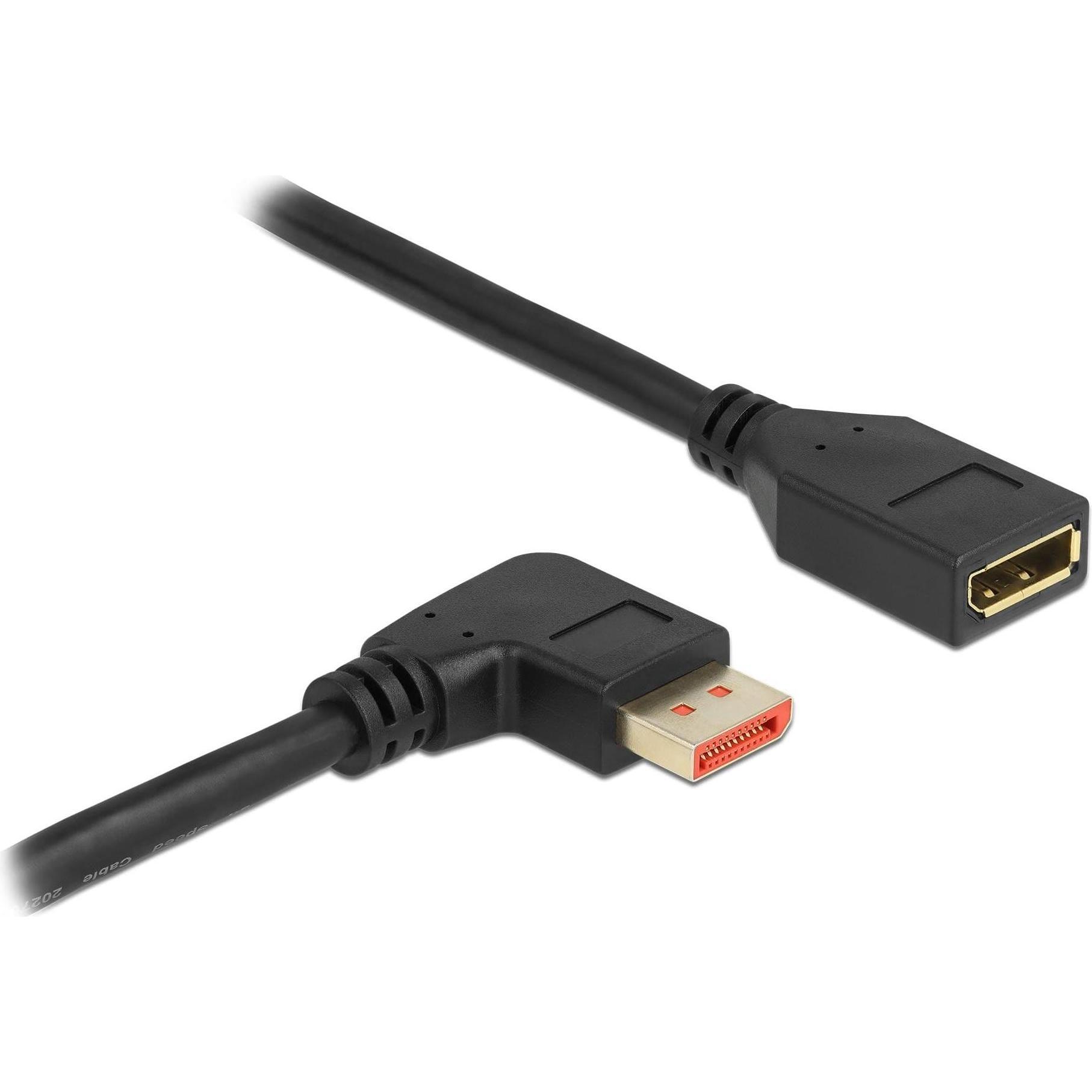 Delock 87077 1 M Displayport (1 M), Cavo Video, Nero