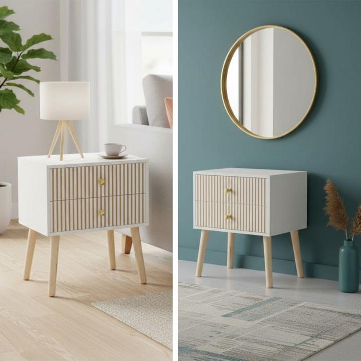 Actual product image Relaxdays nightstand (40 x 30 x 47 cm)