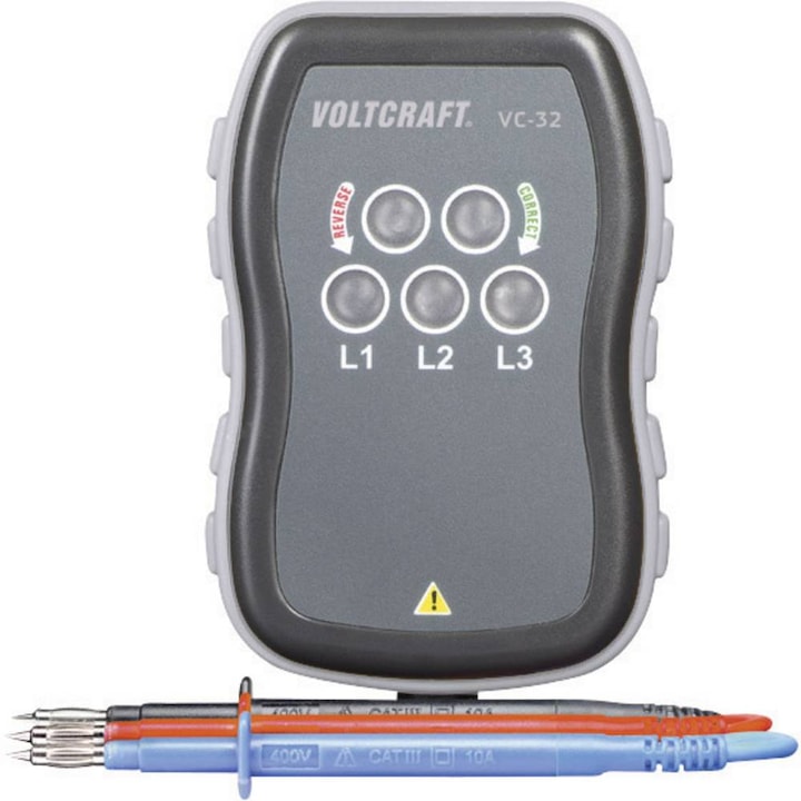 Voltcraft Testeur de champ tournant (CAT III 500V)