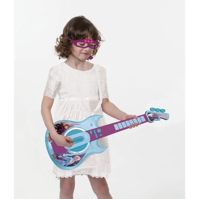 Produktbild Lexibook Disney Frozen - Electronic Lighting Guitar (K260FZ) (Multilingual)