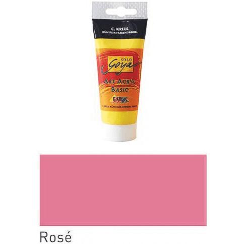 Kreul, Künstlerfarbe + Bastelfarbe, Basic Acryl 100ml (Rosé, 100 ml)