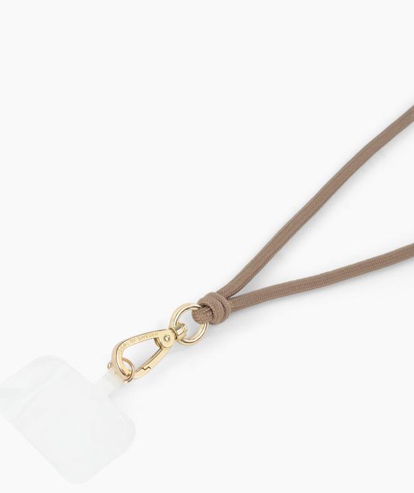Image du produit iDeal Of Sweden pour tous les étuis avec port de chargement au centre Cord Phone Strap Beige