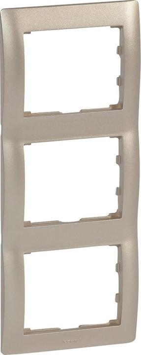 Produktbild Legrand Sistena Life vertikaler Dreifachrahmen Titan 771407