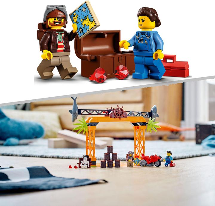 Produktbild LEGO Haiangriff-Stuntchallenge (60342, LEGO City)