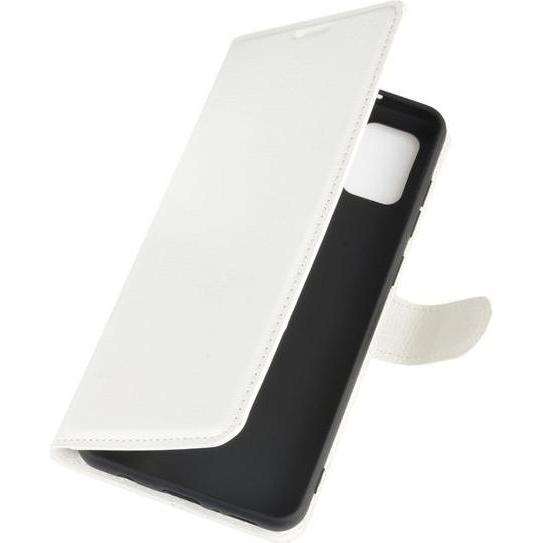 Thumbnail - MU Classic Litchi Leder Bookcover Series (Samsung Galaxy A21s), Smartphone Hülle, Weiss
