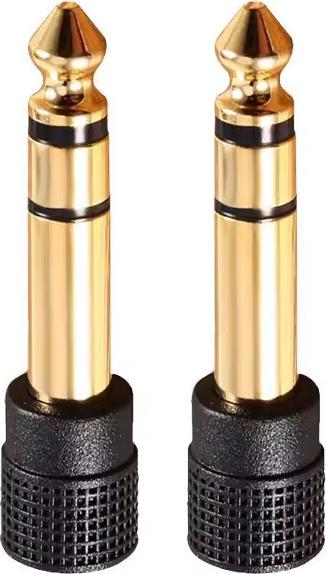 Actual product image AAi Mobile Jack (6.3 mm) Male zu Jack (3.5 mm) Female Adapter, 2er-Set (Jack adapter)
